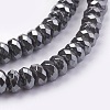 Non-magnetic Synthetic Hematite Beads Strands G-K263-01C-05-3