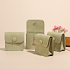 Microfiber Jewelry Flap Pouches ABAG-WH0038-44-5
