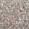 Plated Glass Bugle Beads SEED-S046-01A-21-3