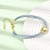 Polyester Multi-Strand Bracelets FB-CBA983F-02G-02-1