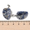 Natural Blue Spot Jasper Pendants G-B127-01P-01-4