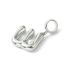 Rack Plating Brass with ABS Plastic Pearl European Dangle Charms KK-G501-02W-P-2