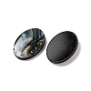 Natural Paua Shell Epoxy Resin Cabochons LS-SSHEL-S279-01B-2