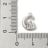 Brass Micro Pave Cubic Zirconia Charms KK-C043-04P-3