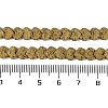 Electroplated Natural Lava Rock Beads Strands G-Q1009-G01-02E-4