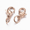 304 Stainless Steel Lobster Claw Clasps X-STAS-K155-D-11RG-2