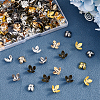 240Pcs 6 Colors Iron Bead Caps IFIN-AR0001-28-4