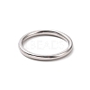 201 Stainless Steel Simple Thin Plain Band Ring for Women RJEW-I089-27P-2
