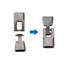 Alloy Snap Lock Clasps PALLOY-TAC0009-24AS-2