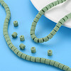 Handmade Polymer Clay Bead Strands CLAY-ZX006-01-103-7