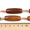 Natural Fire Crackle Agate Beads Strands G-P605-E01-01A-4