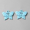 Baking Paint Alloy Pendants FIND-TAC0011-82C-2