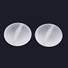 Transparent Frosted Acrylic Beads FACR-N002-04-1