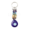 Natural & Synthetic Gemstone Beaded & Handmade Lampwork Pendants Keychain KEYC-JKC00344-01-1