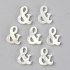 Natural White Shell Mother of Pearl Shell Beads X-SSHEL-R048-003-1
