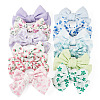 4Bags 4 Colors Cloth Bowknot Alligator Hair Clips PHAR-TA0001-20-2