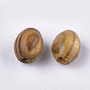 Pine Natural Wood Beads X-WOOD-S053-10-2