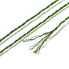 10 Skeins 12-Ply Metallic Polyester Embroidery Floss OCOR-Q057-A08-3