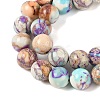 Dyed Natural Regalite/Imperial Jasper/Sea Sediment Jasper Beads Strands G-B124-C01-20-3