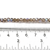 Electroplate Transparent Glass Beads Strands EGLA-A035-T4mm-L16-4