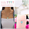 Opaque Acrylic Butterfly Pendants PALLOY-TA00316-8