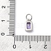 925 Sterling Silver Cubic Zirconia Charms STER-NH0014-01P-02-3