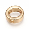 Brass Charms X-ZIRC-I037-01O-G-2