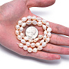 Natural Baroque Pearl Keshi Pearl Beads Strands PEAR-S012-68-5
