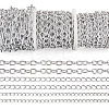  13M 3 Style Aluminium Cable & Textured Curb Chains CHA-TA0001-20-9