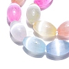 Dyed Natural Selenite Beads Strands G-T138-233M-3