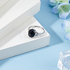 Adjustable 925 Sterling Silver 4 Prongs Ring Settings STER-DC0002-01-5