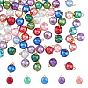 HOBBIESAY 150Pcs 5 Colors Glass Pearl Pendants GLAA-HY0001-09-1