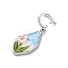 Brass Enamel Pendants KK-S502-03P-2