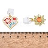 8Pcs PVC Mobile Dustproof Plugs and Iron Cell Phone Holder Stand Sets HJEW-NB00340-4
