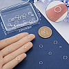 50Pcs 5 Styles 925 Sterling Silver Open Jump Rings STER-BBC0006-19-4