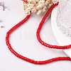 Synthetic Turquoise Beads Strands TURQ-G110-4x2mm-01-5