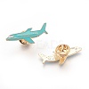 Alloy Airliner Brooches JEWB-G006-06LG-2