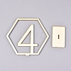 Wood Table Numbers Cards AJEW-WH0021-29A-3