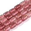 Natural Strawberry Quartz Beads Strands G-G980-29A-1