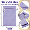 Canvas Cloth Zipper Bags ABAG-WH0077-09B-01-2