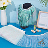 Polyester Lace Trim SRIB-WH0011-446D-4