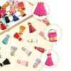 20Pcs Handmade Polycotton(Polyester Cotton) Tassel Decorations FIND-FS0003-27G-8