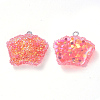 Epoxy Resin Pendants RESI-T044-09-2