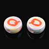 UV Plating Enamel Acrylic Beads PACR-N015-01G-3