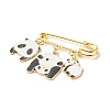 Panda Charm Enamel Brooch Pin JEWB-BR00063-01-3
