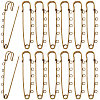 30Pcs Iron Brooch Findings  FIND-SC0020-46AB-1