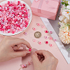 800Pcs 4 Colors Plastic Beads Sets KY-SP0001-24D-3