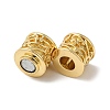 Brass Tube Magnetic Clasps KK-Z033-28G-2