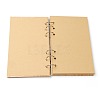 Wooden Wedding Guestbooks Notepad AJEW-H114-02-3