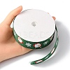 1 Roll Christmas Printed Polyester Grosgrain Ribbons OCOR-YW0001-05B-5